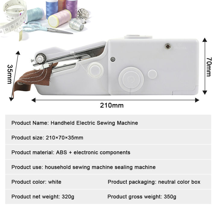 rcyago-เครื่องเย็บผ้าแบบพกพาได้เครื่องเย็บผ้า-เครื่องเย็บผ้าไฟฟ้าขนาดเล็กอเนกประสงค์ใช้ในบ้านพกพาใช้สะดวกเข็มเครื่องเย็บผ้าเย็บเร็วงานปักผ้าไร้สายผ้าทาฮี่อิเล็กทรอนิกส์