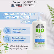 Gel Vệ Sinh Phụ Nữ Hữu Cơ Corine de Farme Organic Sensitive Intimate Wash