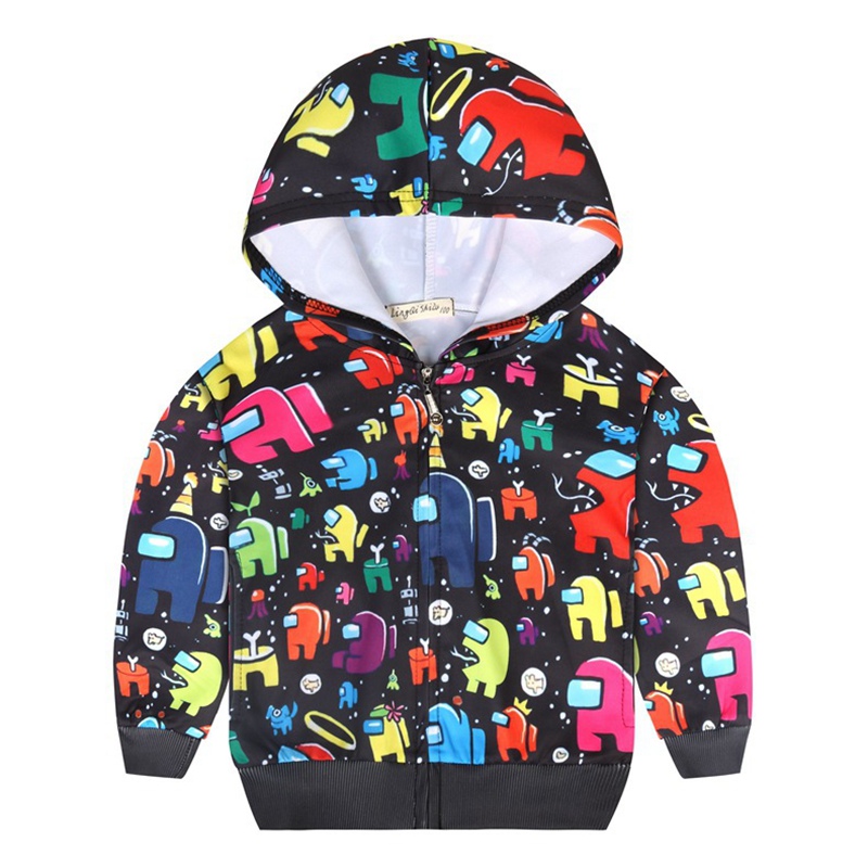Toddler Boys Zip Up Hoodie Jacket Full Zipper Sweatshirt for 3-8 Years Kids 
