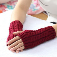 Wool Arm Mitten Femme Gloves Faux Glove Knitting Gloves Gants Warmer Women Stylish