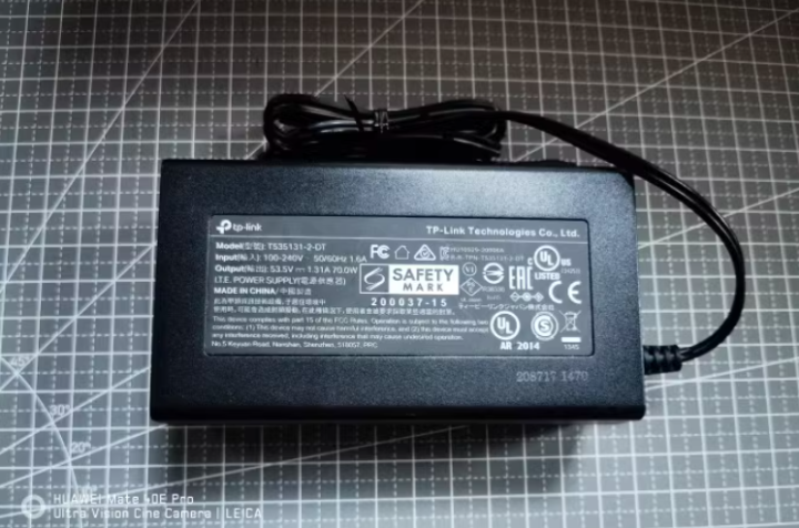 สายอะแดปเตอร์แปลงไฟ53.5V1.31A Pulian TP-LINK สายชาร์จ T535131-2-DT หม้อ ...