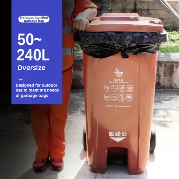 JUMBO GARBAGE BAG PLASTIC 50X52 # 240L Garbage Bin Plastic