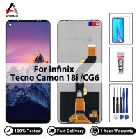 Original สำหรับ Infinix Tecno Camon 18i CG6จอแสดงผล LCD Touch Digitizer ทดสอบ100% คุณภาพสูงไม่มี Dead Pixel ฟรีเครื่องมือ