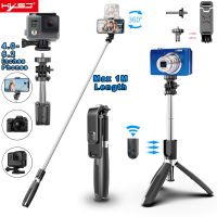 HXSJ ไม้เซลฟี่บลูทูธไร้สาย L02ยาว1เมตร,ขาตั้งกล้อง Gopro สำหรับโทรศัพท์4.0-6.2นิ้วสำหรับกล้องดิจิตอล GOPRO ขาตั้งกล้องเซลฟี่ควบคุมด้วยบลูทูธพร้อมขาตั้งที่สามารถตั้งเวลาได้เองบลูทูธ