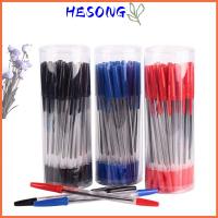 HESONG 5/10PCS พลาสติก แบบพกพา 3สี อยู่ยั้งยืนยง รุ้ง เครื่องใช้สำนักงาน ปากกาลูกลื่น 1 มม. โรงเรียนเด็ก