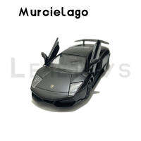 RMZ 1:36เมืองรถ Lamborghini Murcielago รถบัสของเล่นหล่อแบบเปิดได้ขนาดรถบรรทุกโลหะขนาดเล็กอัตโนมัติจำลองยานพาหนะหล่อขึ้นรูปโลหะอัลลอยหล่อโมเดลรถดึงกลับของขวัญของตกแต่งคอลเลกชัน