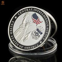 【YD】 Weare The Nations Of Defense Silent US CIA Statue of Liberty Coin Collectible Badge