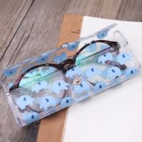 1 PCS Glasses Container Sunglasses Storage Box Travel Packing Earphone Coin Money Bag Box Transparent Eyeglass Bag Case Pouch