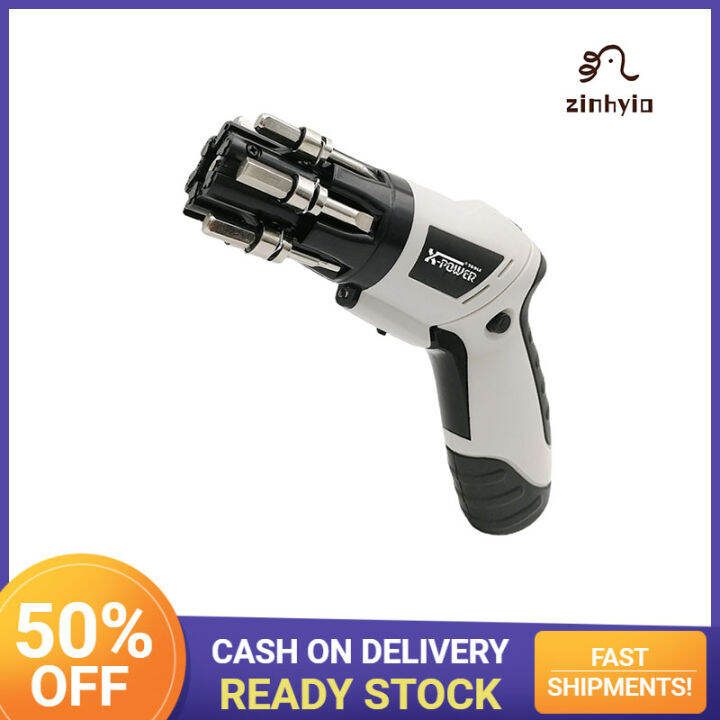 Zinhyio Cod Screw Driver Electric Screw Driver Cordless Screwdriver Set Electrical Household