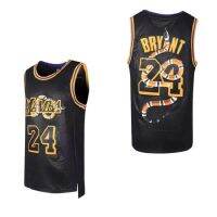 BG Basketball สีดำ MAMBA 24 Bryant Jersey ปักเย็บเสื้อผ้ากีฬากลางแจ้ง Hip Hop ฤดูร้อน 2023