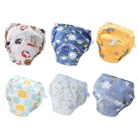 6PC Baby  Diapers Panties Potty Training Pants for Children Ecological Cloth Diaper Washable Toilet Toddler Kid Cotton Nappy Cloth Diapers