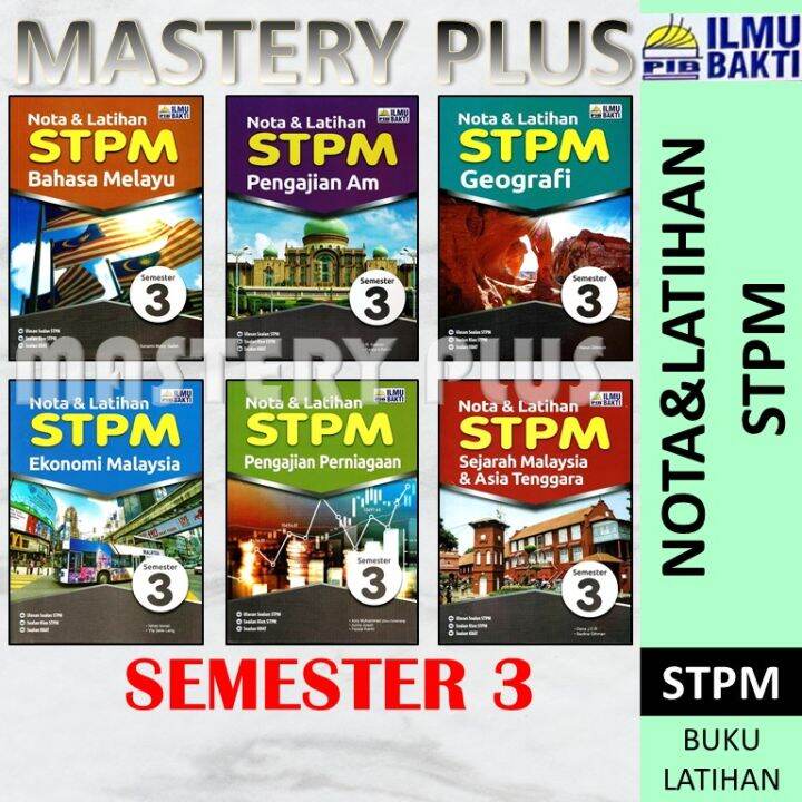 Nota And Latihan Stpm Semester 3 2023 2022 2021 Ilmu Bakti Lazada