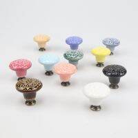 ✾❏❒ 1PCS Cabinet Ceramic Knobs Cupboard Drawer Door Handles Wardrobe Closet Pulls Furniture Hardware