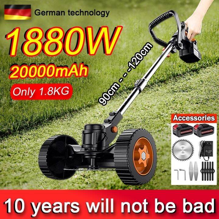 Doyd 36V Electric Grass Cutter Cordless Lawn Mower Rechargeable Lithium Battery Portable