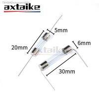 ❉ 10PCS 5×20 6×30 250V F T F1A 2A 3A 4A 5A 6.3A 8A 10A 12A 15A 20A Amps Induction Cooker Glass Fast Fuse With Lead 5x20mm 6x30mm