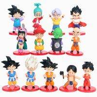 【In-Stock】 MBJ Amll DBZ Son Goku กางเกงว่ายน้ำ Vegeta Bulma Upa หุ่นแอ็กชัน Kulilin Pan Piccolo Chichi ของเล่นหุ่นอะนิเมะสำหรับเด็ก13ชิ้น/เซ็ต