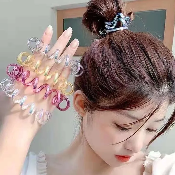 Korean version of the fresh girl public welfare model large thick telephone  line hair rope lazy wind | Lazada PH