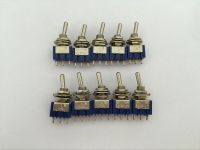 100PCS Mini 6A 125VAC SPDT MTS-102 3-Pin 2 Position On-on Toggle Switches Practic Electrical Circuitry  Parts