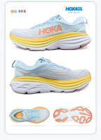 HOKA หนึ่ง Bondi 8ผู้หญิงถนนรองเท้าวิ่งตาข่ายระบายอากาศการดูดซึม Shock กีฬารองเท้าผ้าใบ/ฤดูร้อนเพลง/ประเทศอากาศ