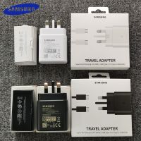 Samsung S23 S22 S21 S20 Note 20 Ultra 10 Plus 45W Charger PD UK Super Fast Charging Power Adapter For Galaxy Z Flip Fold 4 3 2 1