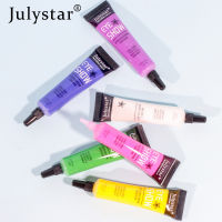 Lorzi Julystar เครื่องสำอางเพื่อความงามสีด้านอายแชโดว์ครีมแต่งหน้าแบบชาวยุโรปและอเมริกันกันน้ำและไม่เปื้อนทนทานสีน้ำอายแชโดว์แต่งตา