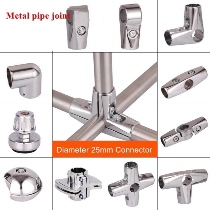 stainless-steel-round-pipe-connector-25mm-aluminum-alloy-fixed-parts-for-bearing-and-bearing