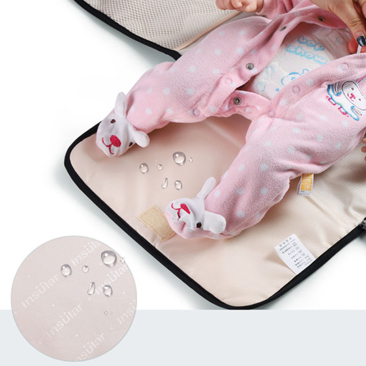 มัลติฟังก์ชั่นกันน้ำมัลติฟังก์ชั่นแบบพกพากระเป๋าเปลี่ยนผ้าอ้อม-pad-baby-mom-clean-hand-folding-mat-infant-care-products-zptcm3861