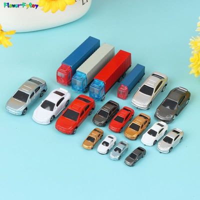 1:100-200 Dollhouse Miniature Car Truck Container Large Vehicle Model Car Toy Kids Bauble Doll 1pc Random Color