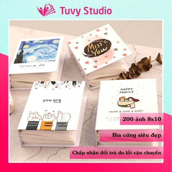 Thật tuyệt vời khi có một album đựng ảnh 8x10 chất lượng để giữ lại những khoảnh khắc đẹp đẽ của cuộc sống. Hãy chiêm ngưỡng những bức ảnh phong cảnh tuyệt đẹp, hay những hình ảnh gia đình xúc động được bảo quản trong album đầy ý nghĩa này.