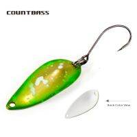 COUNTBASS 3/32oz 2.5g Trout Spoons With Barbless Hook UV Colors Fishing Baits Pike Anglers LuresLures Baits