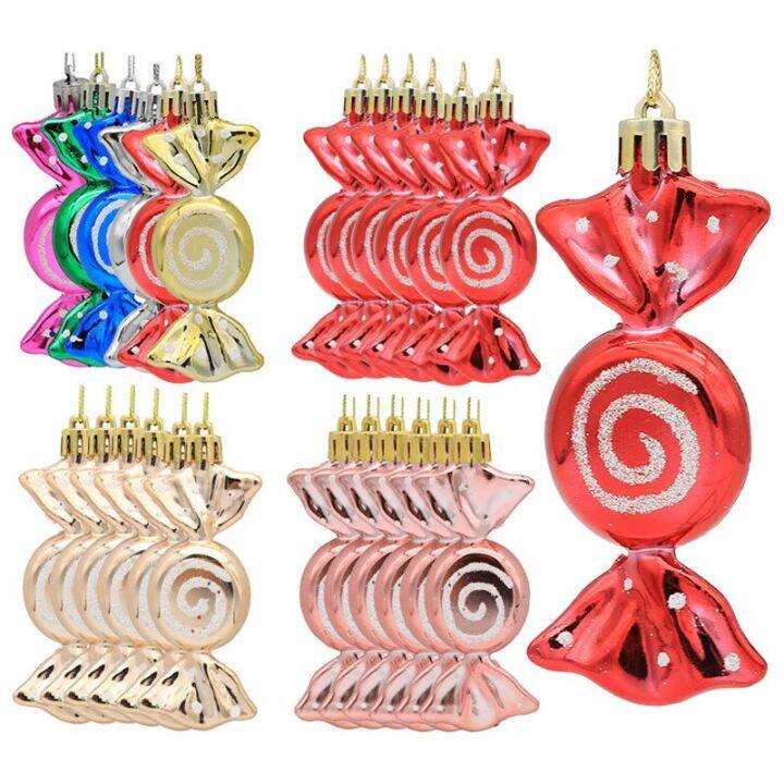 1กล่อง-christmas-ball-xmas-จี้-electroplating-candy-เครื่องประดับต้นคริสต์มาสใหม่ปี2023-noel-home-decor-navidad-2022