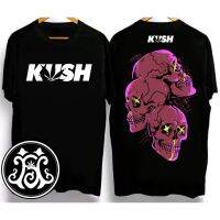 [มีสินค้า]KUSH เสื้อยืดสีม่วงองค์ประกอบการออกแบบใหม่คุณภาพสูงรับประกันเสื้อผ้าสำหรับผู้ชายและผู้หญิงเสื้อ เสื้อยืดย้อนยุค