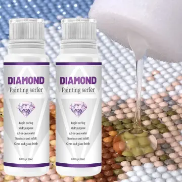 100ml DIY Diamond Painting Conserver Permanent Hold Shine Effect Sealer 