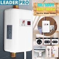 Mini Tankless LCD Digital Water Heater Instant Hot Faucet Kitchen Heating Thermostat Intelligent Energy-save Waterproof