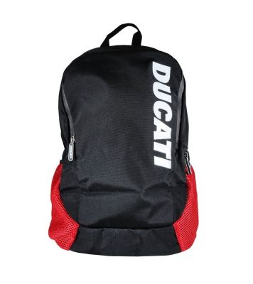 DUCATI กระเป๋าเป้ดูคาติสีดำ ผ้าไนล่อนน้ำหนักเบา 14 นิ้ว DCT49 073 B
