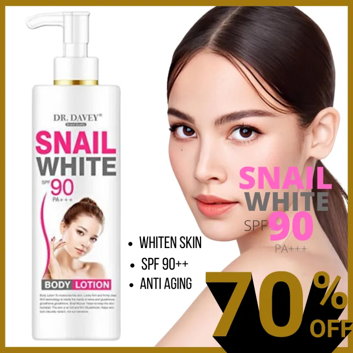 [ HIGH QUALITY ] Snail White Body Lotion with SPF 90 Skin Moisturizer
