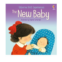 Original English picture book the new baby newborn babies 3-5 years old children English Enlightenment warm family affection parent-child reading emotional cognition picture book Usborne