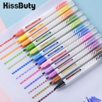 12Pcs/Set Magic Color Art marker Dual-side Fluorescent Highlighter Pen Liner Drawing Bullet Diary Stationery Office School Highlighters Markers