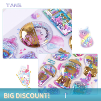 ?【Lowest price】TANG 1ชิ้นสติกเกอร์3D การ์ตูนน่ารักแวววาวสติกเกอร์อัลบัมภาพแล็ปท็อปโทรศัพท์มือถือรูปลอกของขวัญสำหรับเด็ก