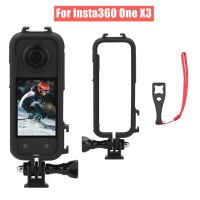 Protective Frame Cage For Insta360 One X3 Expansion Housing Mount With Adapter For Insta 360 X3 Action Panoramic Camera