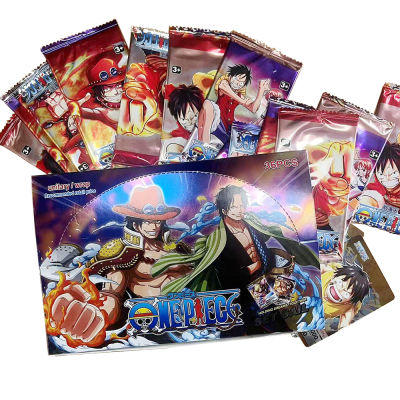 One Piece Collection Cards Box Booster Pack Anime Luffy Zoro Nami Chopper TCG Game Playing Game Cards 180Pcs/Box
