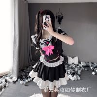 Night Dream foreign trade high-end sexy cute uniform temptation passion maid costume Commission sexy suit underwear transparent