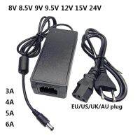 หม้อแปลงแปลง DC5.5Mm 8V 8.5V 9V 9.5 V 12V 15V 24V 3A 4A 5A 6A Ac/dc 8 8.5 9.5ลายพิมธ์ธงอเมริกาแปลงสายเคเบิลแปลง