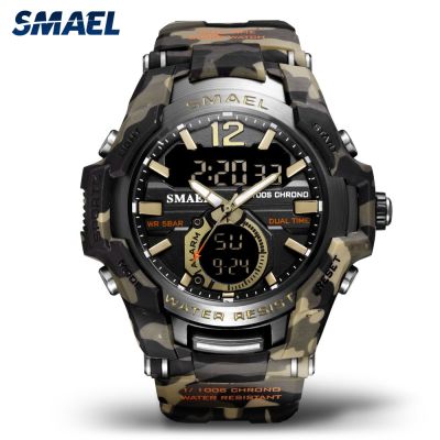 （A Decent035）SMAEL SportWatches สำหรับ Mendoorgewristwatch นาฬิกาปลุก CalendarBacklightTime1805