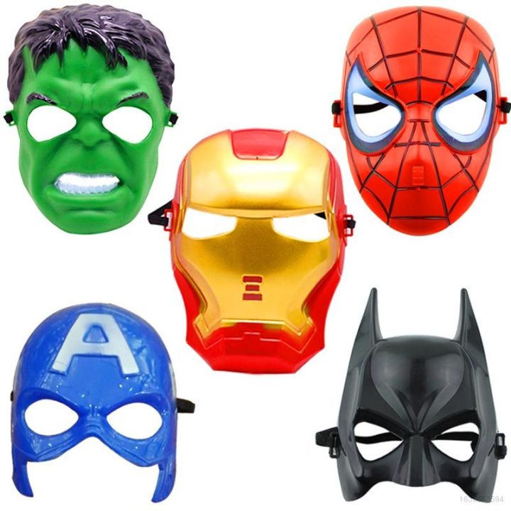 greet Spider-Man Mask Batman Iron Man Captain America Cosplay Prop ...