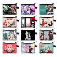 Dompet Koin Grafis Anime SPYFxAMILY Harajuku Spy X Family Anya Mini Tas Uang Tempat Kartu ID Kredit Tas Koin Lucu