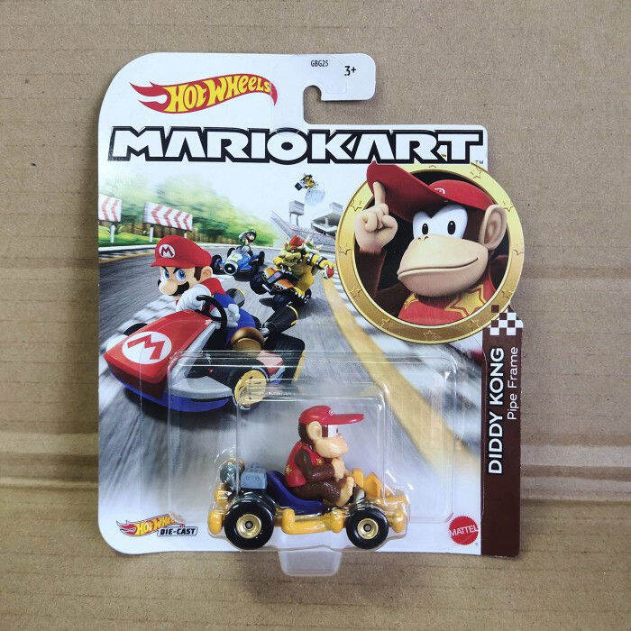 Hotwheels Mario Kart Diddy Kong Pipe Frame Lazada Indonesia