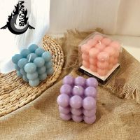 【CW】 Wholesale Ins Rubik  39;s Aromatherapy Candle Decoration Flavors Wedding Souvenir drop shipping