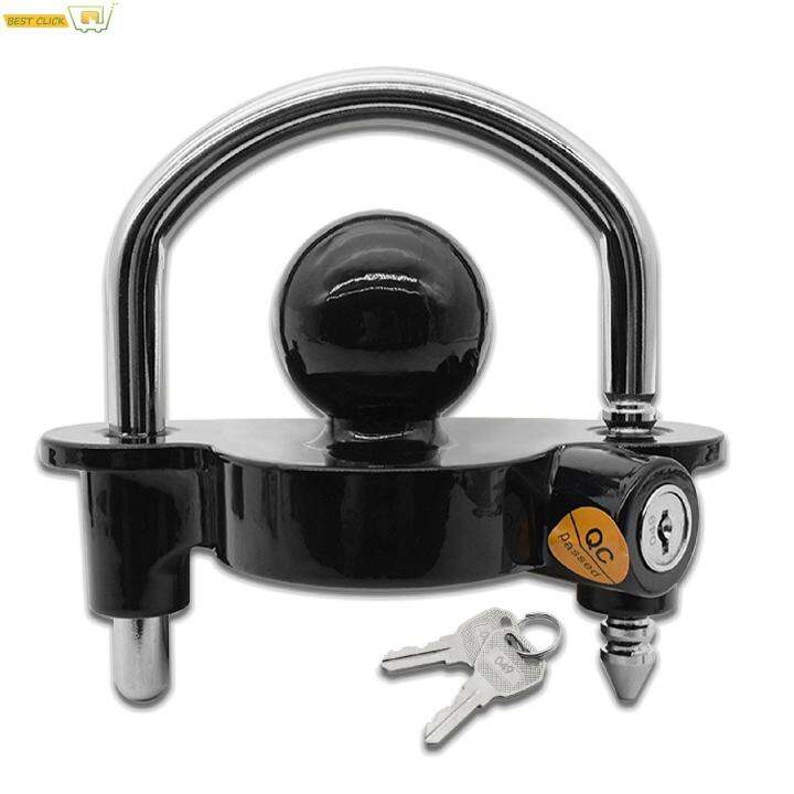 HeavyDuty Hook Lock Universal Caravan Accessories Trailer Ball Coupler Trailer Lock AntiTheft