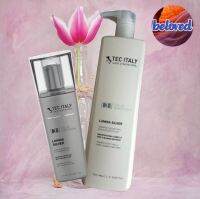 Tec Italy Lumina Silver Shampoo​ 300/1000 ml แชมพูเม็ดสีเทา เพิ่มประกายความเป็นเทาให้เด่นชัด